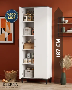 %100 MDF Çok Amaçlı Dolap, Mutfak Dolabı, Kiler Dolabı,Banyo Dolabı,Balkon Dolabı | CA00102