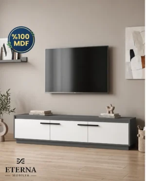 180 CM, 3 Kapaklı TV Ünitesi | %100 MDF | ETRTV00101