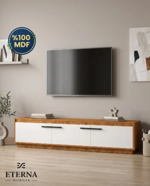 180 CM, 3 Kapaklı TV Ünitesi | %100 MDF | ETRTV00103